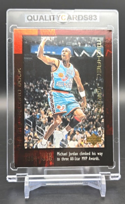 Michael Jordan 1999 Upper Deck INSERT WITH CASE  Chicago Bulls HOF!