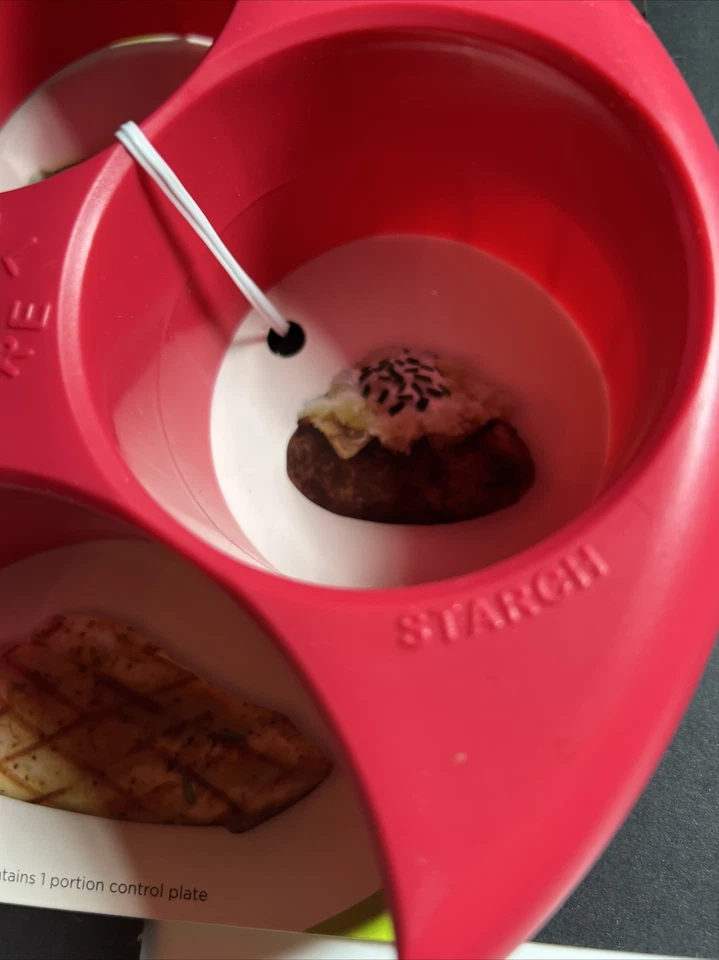 Portion Control Plate Meal Meausure Plates/Container for Weight Loss/Diet Tool — 第 4/4 张图片