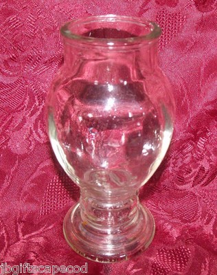 VINTAGE GLASS VASE-  RARE SHAPE -  GENIE - 6 1/4'' - # STAMPED - EVC - MUST SEE! 