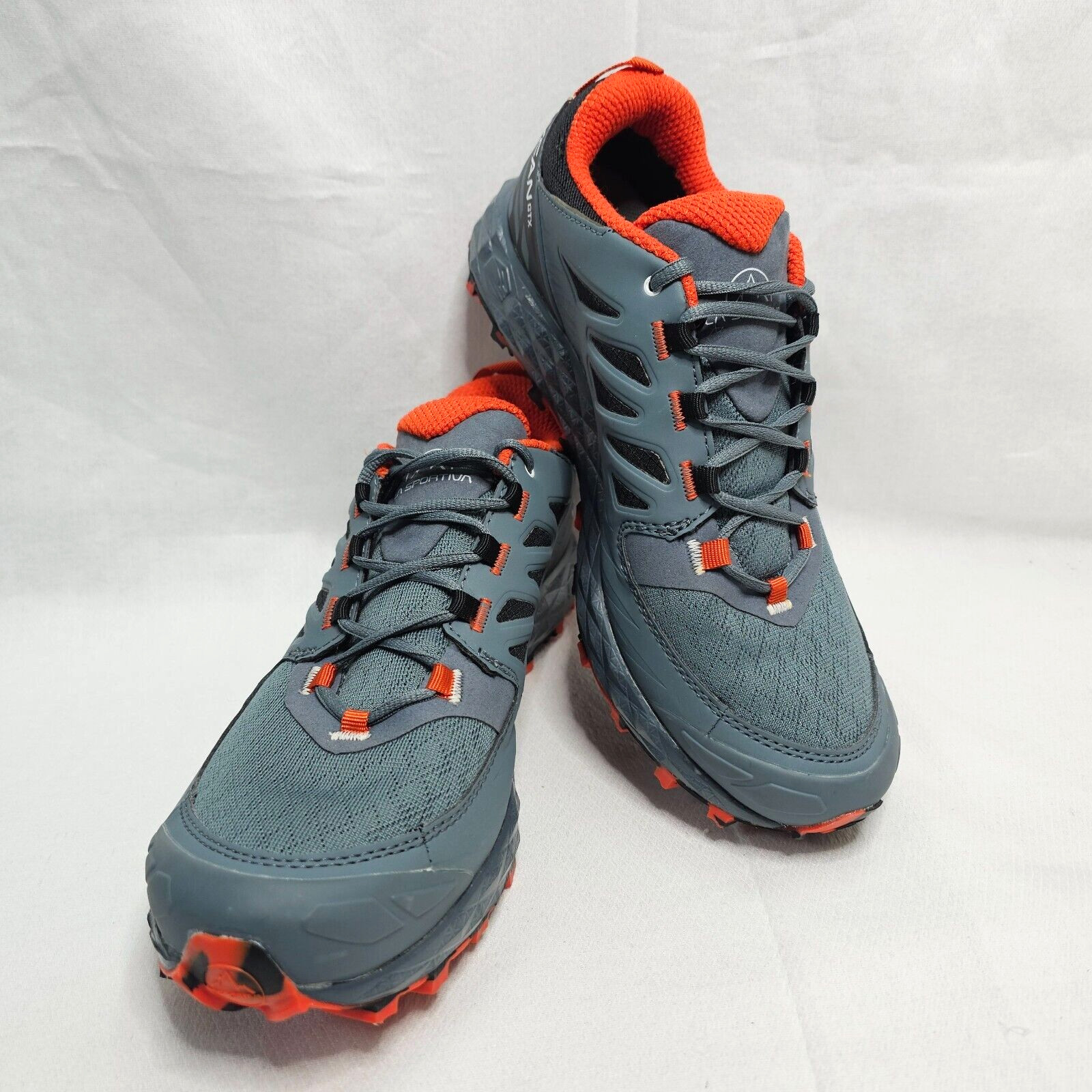 Zapatos de senderismo La Sportiva Lycan GTX GoreTex gris naranja para mujer talla US 8