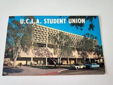 UCLA U.C.L.A. Student Union Building Los Angeles California Old Cars Postcard