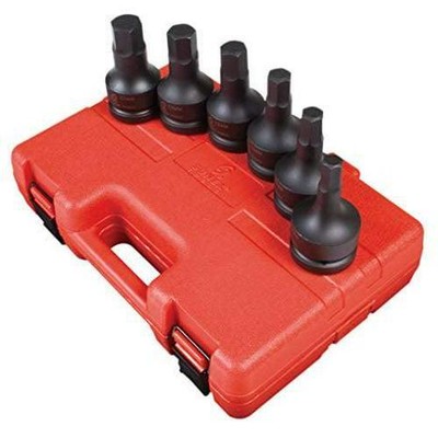6 Piece Drive Metric Hex Driver Set