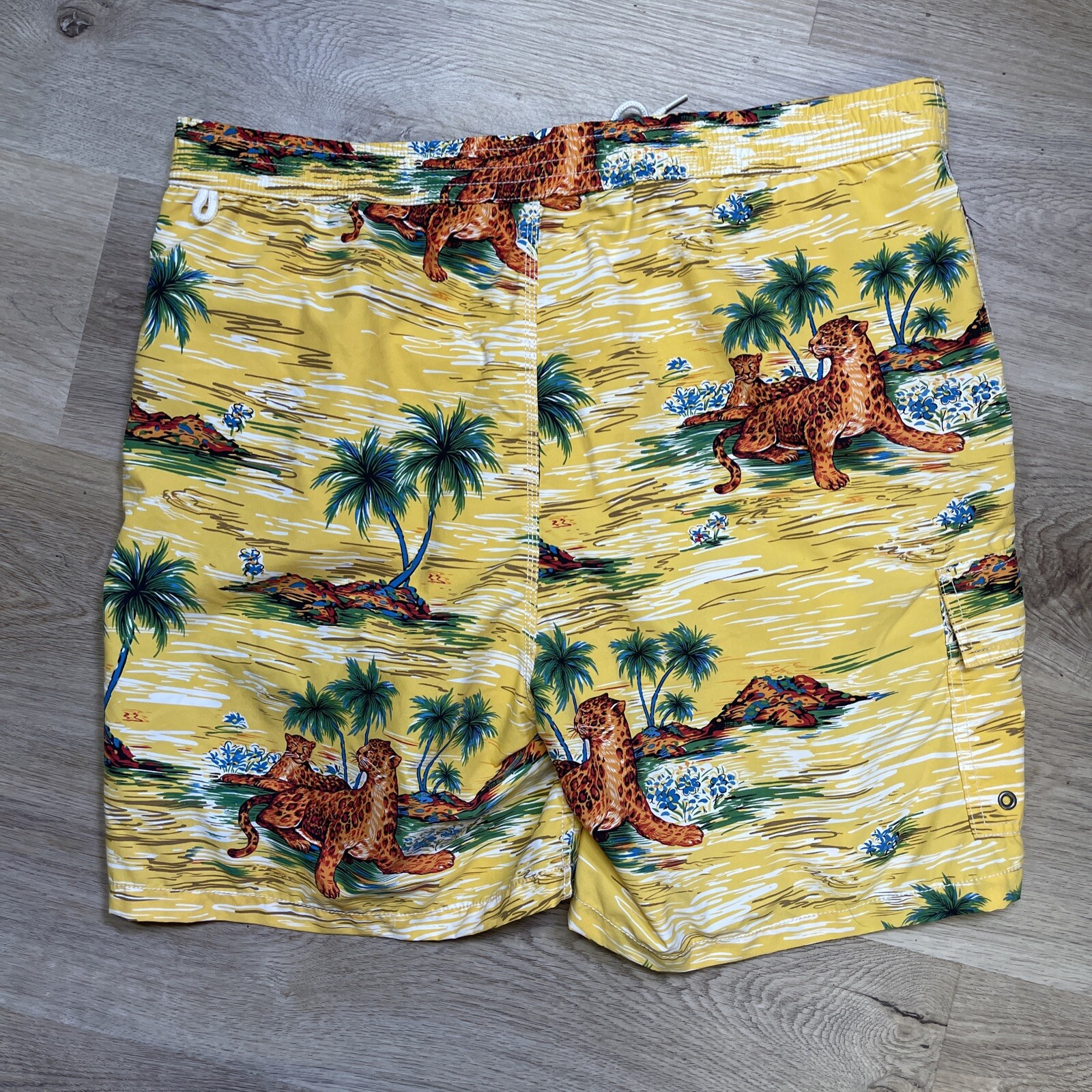 VTG 90's POLO Ralph Lauren XL Leopard Savannah Bo… - image 6