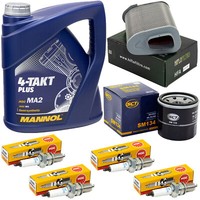 Set 4L Wartung FüR Honda CB 1000 F SC30 1993-96 ÖL Luftfilter ÖLfilter ZüNdkerze