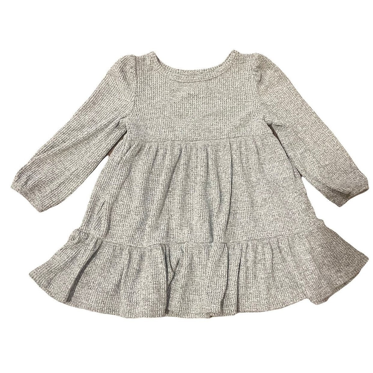 turquoise knit dress Turquoise Tunic Sweater Dress – Grey Suede main image 1