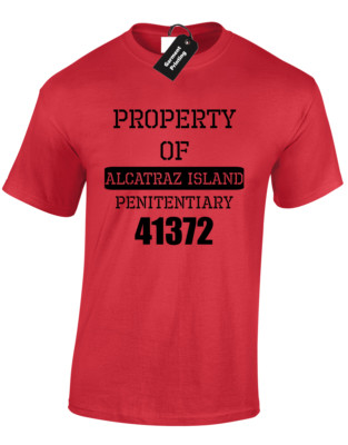 Property Of Alcatraz Prison Fancy Dress Inmate Jail Unisex T-Shirt