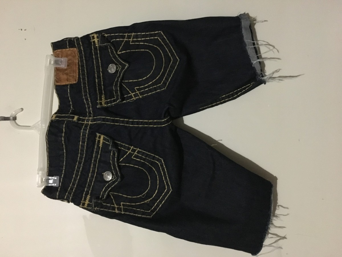 パンツ TrueReligion JOEY SUPER T 32 True Religion Men's Joey Super T Flap Twisted Seam 1/2
