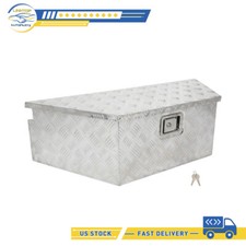 39x16.5x12 Aluminum Trailer Tongue Tool Box Pickup Truck Bed Storage Toolbox