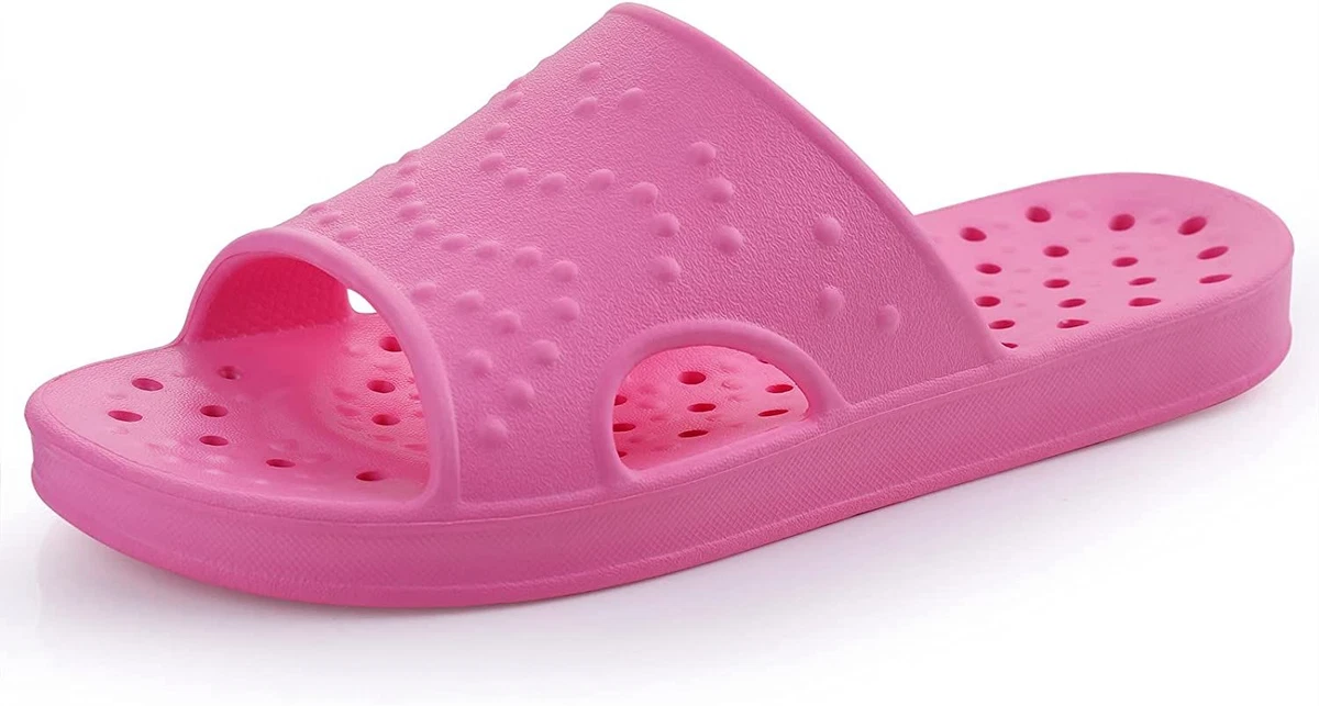 shevalues Shower Shoes for Women Quick Drying Pool Slides Beach