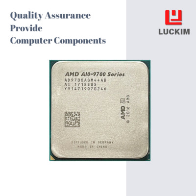 AMD A10-9700 CPU - Socket AM4 4 Cores 4 Threads 3.5GHz 2MB L2 Cache 4MB L3 Cache