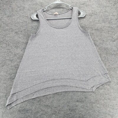 Anthropologie Hem & Thread Shirt Womens Medium Sleeveless Gray