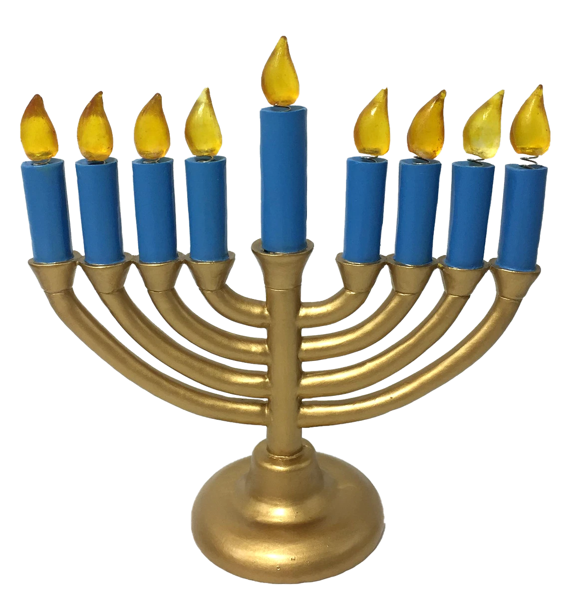 Blue Menorah Clipart