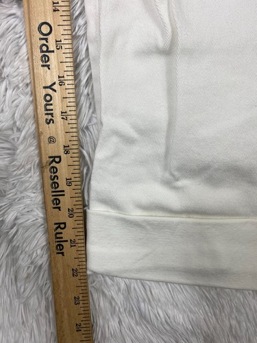 Pantalones de mezclilla capri Nine West End Fit para mujer talla 14 blancos nuevos con etiquetas - Imagen 10 de 10
