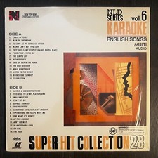 NLD SERIES ENGLISH SONGS KARAOKE Laserdisc Volume 6 - Super Hit 28 Songs NLD-6 