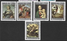 1983 Paintings Part set of 5 Fine Used