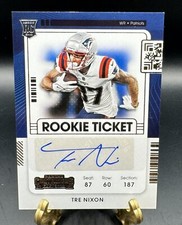2021 Panini Contenders #254 Tre Nixon RC Auto