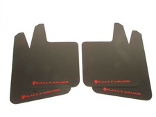Rally Armor Universal Basic Plus Mud Flaps Black With Red Logo Cartrucksuv New