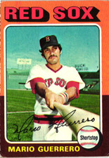 1975 Topps - #152 Mario Guerrero - Red Sox