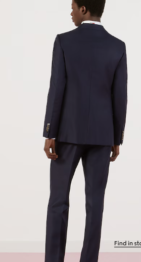 Gucci London Prussian Blue 2 piece suit - BNWT | eBay