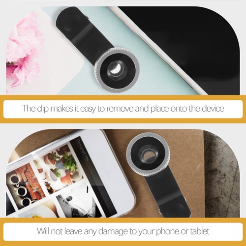 Fisheye Macro Wide Angle Lens Clip-on Phone Camera Lenses Cell Attachments - 第 5/12 張圖片