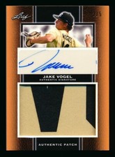 2019 LEAF PERFECT GAME JAKE VOGEL RC PATCH AUTO AUTOGRAPH DODGERS RPA SSP #2/5!