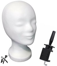 FP Styroporkopf - Perückenkopf m. Halterung - TOP Markenqualität aus Deutschland