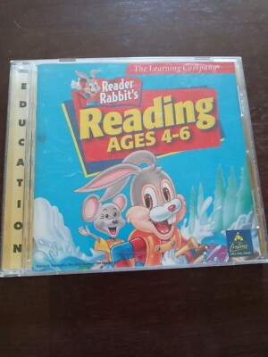 Reader Rabbit Personalized Reading Ages 4-6 Learning Company Cd-Rom ...