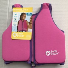 Pink Swim Training Vest 2-4 Years Max 33Lbs Heavy Duty Zipper Jacket Soft Comfy