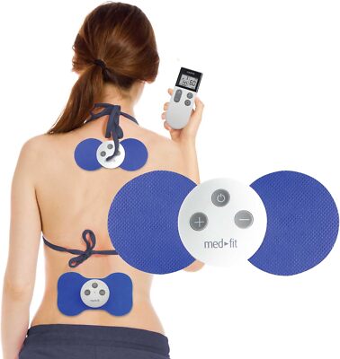 Med-Fit kabelloses wiederaufladbares Zweikanal-TENS-Gerät, benötigt keine Kabel 