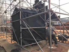 6.5x6.5x8.2ft Stage Lights Rain Cover Outdoor Party Event Disco DJ Lighting Tent