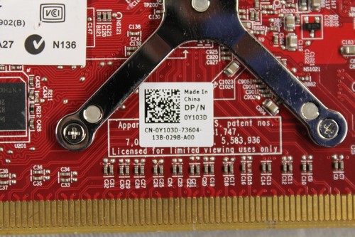 Dell AMD ATI Radeon HD 3450 256MB DMS-59 PCIe x16 Video Card 0Y104D -USED - Picture 10 of 11