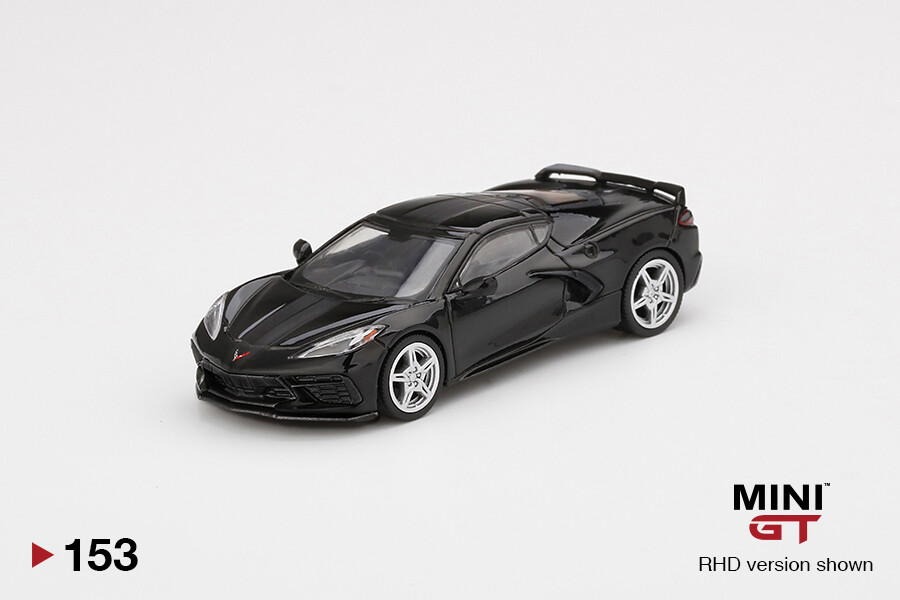 ミニカー MINI GT Chevrolet Corvette Stingray 153 Mini GT 1:64 - 2020 Chevrolet Corvette Stingray (Black) #153