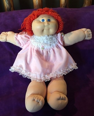 Vintage Cabbage Patch Kid Red Hair Blue Eyes 1982 Clean Cbk