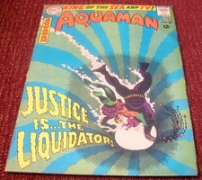 Aquaman #38 VS The Liquidator FINE DC Comics 1968 Nick Cardy Cover