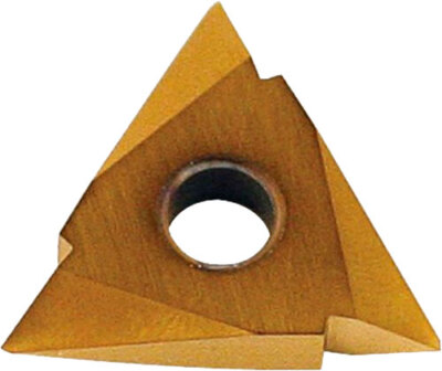 TPMC43NV Carbide Threading Insert, Grade TiN/C6, 60° V-Thread, 10-Pack