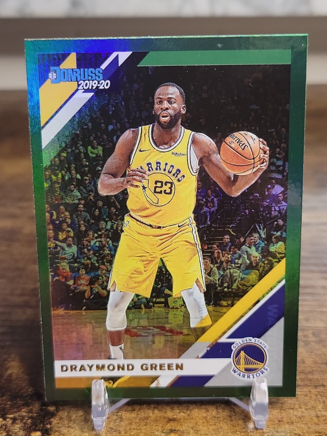 2019-20 Panini Donruss Green Flood #69 Draymond Green Short Print