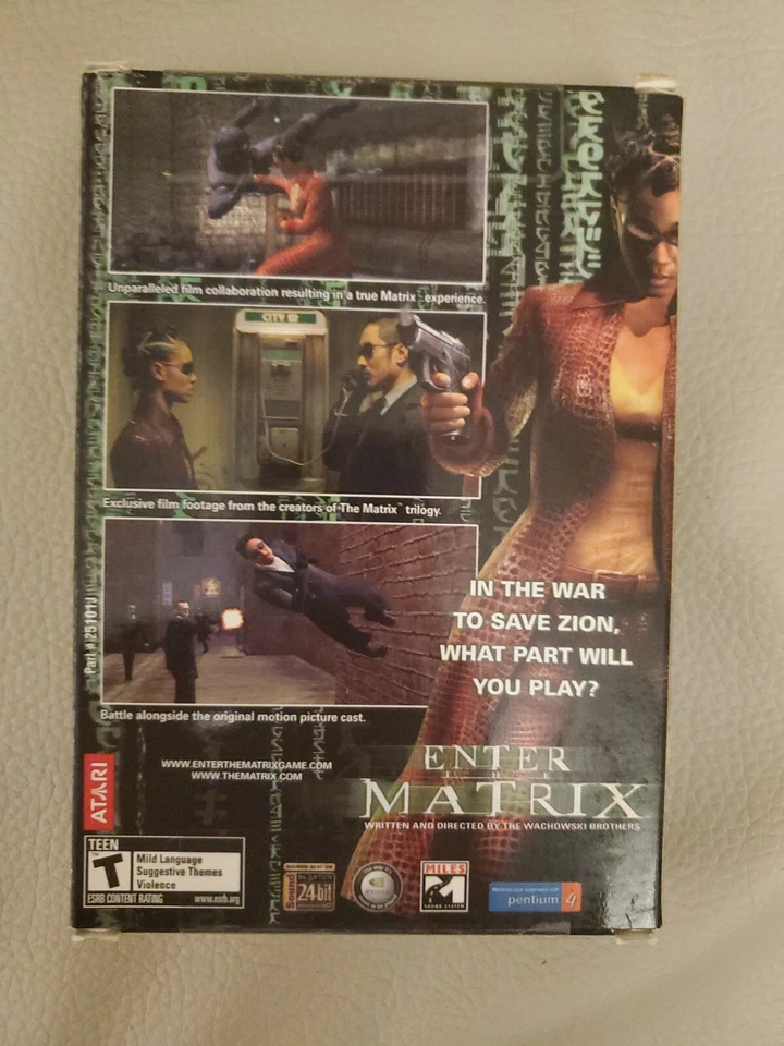 Enter the Matrix DVD-Rom Edition PC Games Brand New Sealed in Retail Box - Image 2 of 4