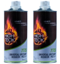 High Teck 7720/7730 Slow or Medium Auto Urethane Paint Reducer QUART Size! (2PK)