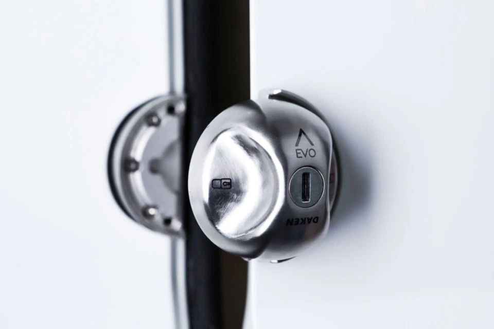 2er SET Daken Saturn EVO Transporter Diebstahlsicherung Schloss aus Edelstahl - Bild 4 von 4