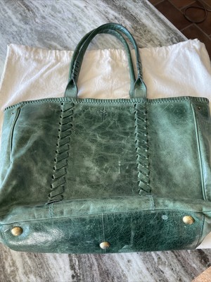 frye leather tote