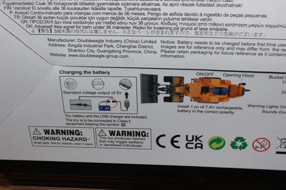 Double E  Volvo Radlader L 260 H 1:16 RC Lader NEU Wheelloader - Bild 3 von 4