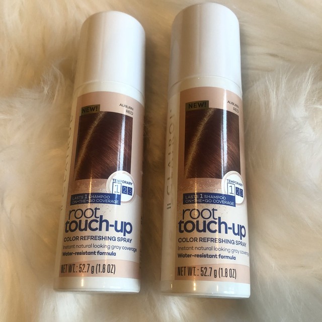 2 x Clairol Auburn Red Root Touch Up Color Refresh Spray 52.7g eBay