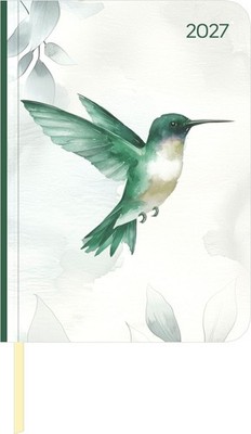 Daily Journal Hummingbird 2027 Buchkalender A6 (10,7x15,2) cm - Tagesplaner m...
