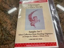 Large Collection of Husqvarna Viking Disks and Digitized Disks for Designer 1