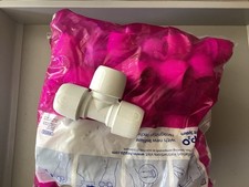 10x Hep2O weiße gleiche T-Stücke 22 mm