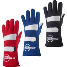 Speedway Racing Gloves Single-Layer Nomex Fire Resistant SFI 3.3/1 Rated