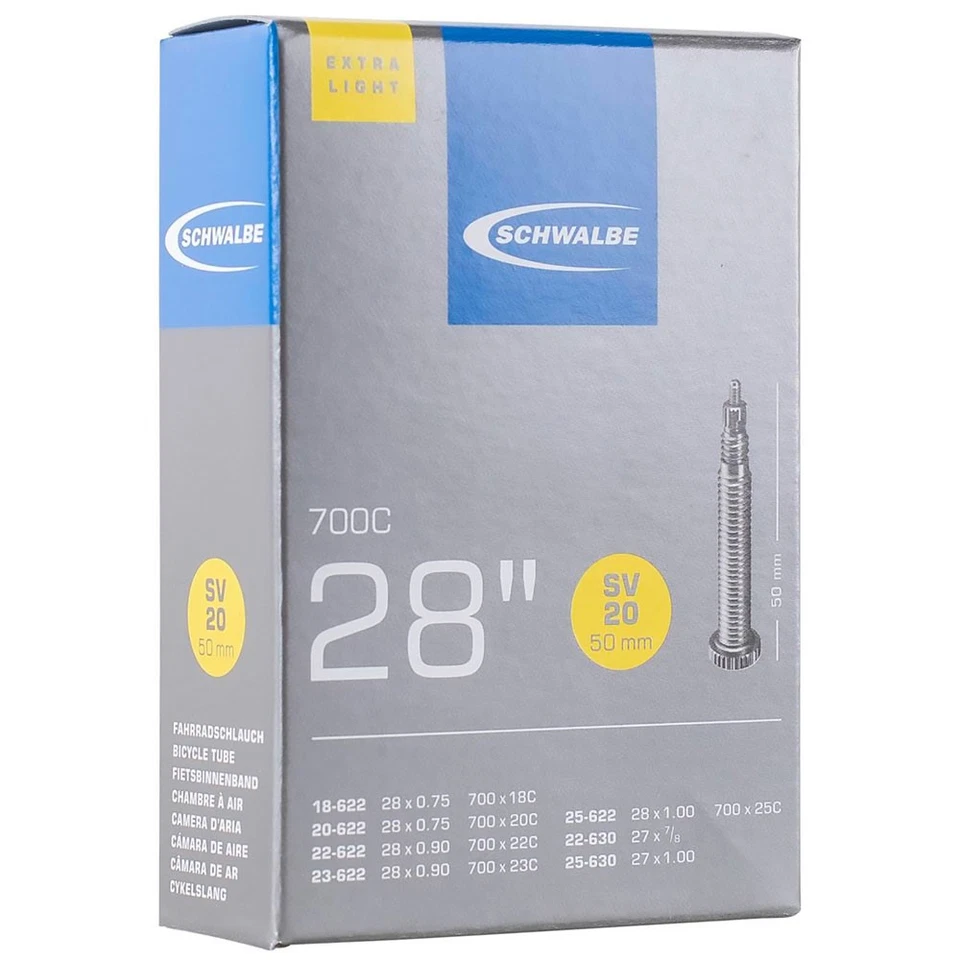 Schwalbe Presta Chambres à air Mixte, Noir, 71 cm - Photo 1/1