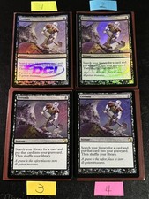 Magic the Gathering Foil Tomb Entomb Judge Reward DCI Mark Set of 2 Used