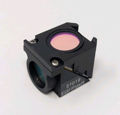 Leica Leitz 51019 EGFP/dsR Microscope Fluorescence Filter Cube EGFP dsR DM IRBE