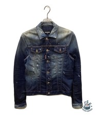DSQUARED2 Classic Jean Jacket Size: 46 Indigo Men S74AM0522 S30342